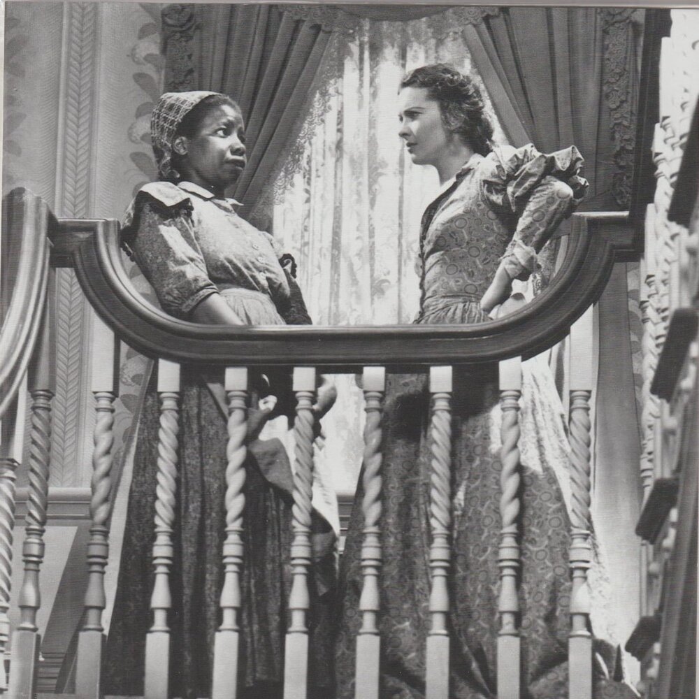 Vintage-Inspired Gone with the Wind Print– Mammy & Scarlett Staircase Still 8x10